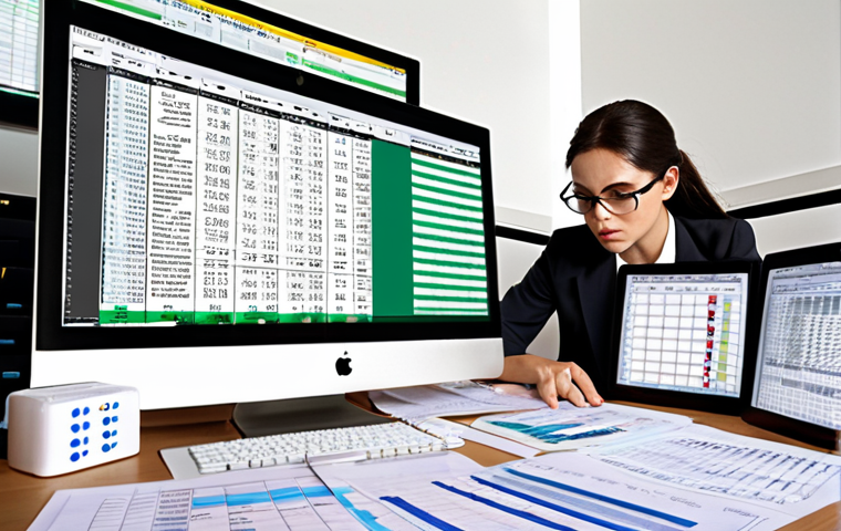 **

`An actuary working at a bright desk, surrounded by stacks of paper and a computer screen displaying an Excel spreadsheet filled with numbers. The spreadsheet highlights data cleaning functions like "Remove Duplicates" and "Text to Columns." The atmosphere is focused and efficient.`

**