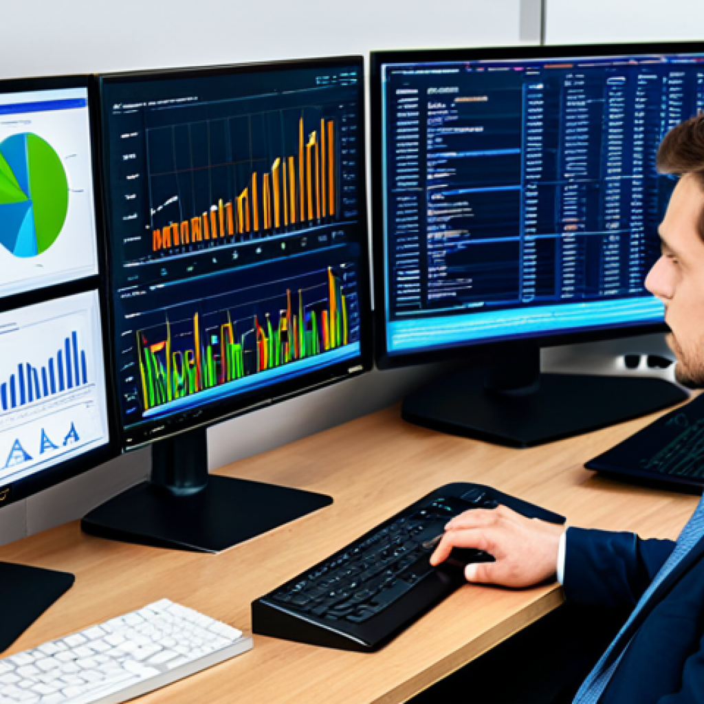 Actuary & Data Analysis**

"A professional actuary, fully clothed in business attire, analyzing complex data visualizations on multiple computer screens in a modern office. Charts and graphs display insurance risk models. Safe for work, appropriate content, perfect anatomy, correct proportions, professional environment, family-friendly, well-formed hands, proper finger count, natural body proportions."

**