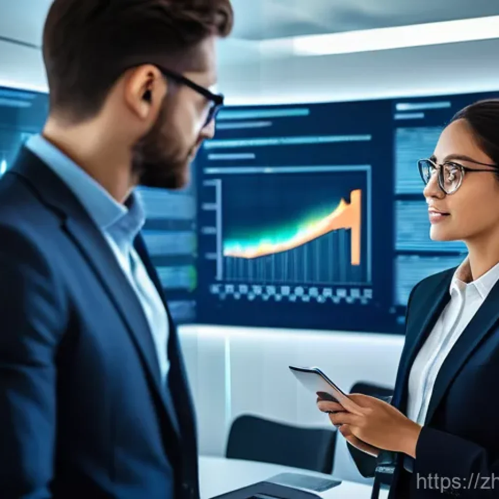 보험계리사와 보험 시장 예측 - **Prompt:** A diverse team of modern actuaries, both male and female, collaborating seamlessly with ...