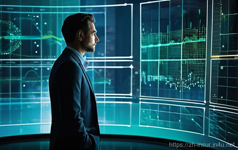 보험계리사와 위험 분석 사례 - Image Prompt 1: The Actuary's Superpower: Quantifying Tomorrow's Unknowns**