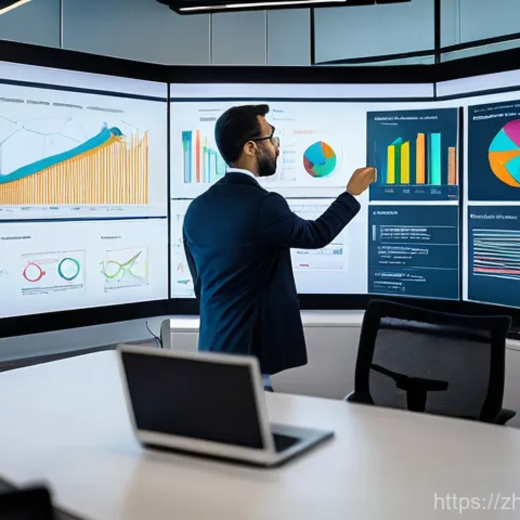 보험계리사와 보험 데이터의 미래 - **Prompt 1: The Modern Actuary's Collaborative Hub**
    A highly detailed, wide-angle shot of a bri...