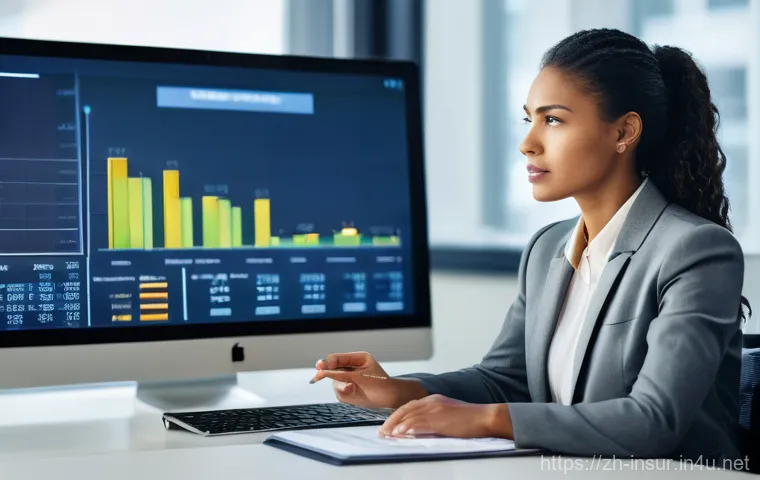 보험계리사와 컨설팅 회사 이직 - **Prompt 1: The Actuarial Consultant's Transformation**
    "A visually striking split image. On the...